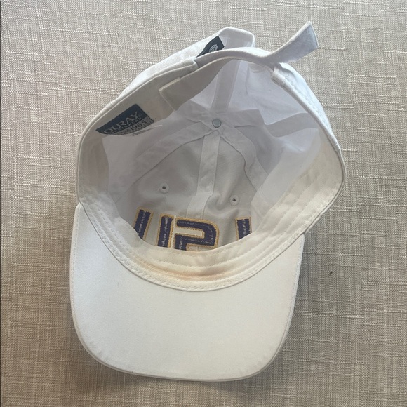 White LSU Cap with Purple Logo - Picture 3 of 4